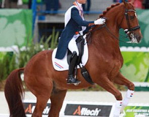 The kur bronze medal winning horse Parzival refused to do a victory lap
