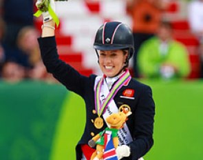 Charlotte Dujardin wins the 2014 World Equestrian Games in Caen, France :: Photo © Astrid Appels