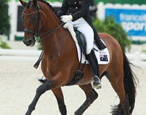 Lyndal Oatley and Sandro Boy at the 2014 World Equestrian Games :: Photo © Astrid Appels