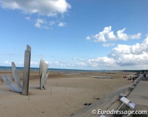 Omaha Beach at St Laurent sur Mer