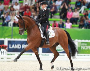 Valentina Truppa and Eremo del Castegno at the 2014 World Equestrian Games in Caen :: Photo © Astrid Appels