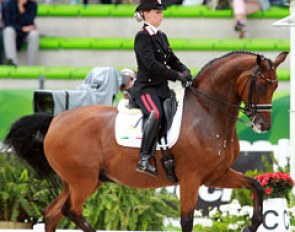 Valentina Truppa and Eremo del Castegno at the 2014 World Equestrian Games in Caen, France :: Photo © Astrid Appels