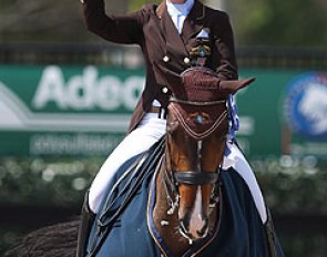 Susan Dutta and Currency DC win the CDI 3* Grand Prix Kur at the 2014 CDIO Wellington :: Photo © Astrid Appels