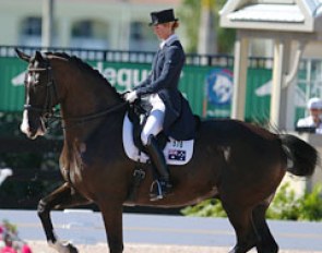 Australian Kelly Layne and Udon P at the 2014 CDIO Wellington :: Photo © Astrid Appels