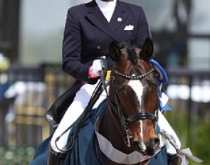 Karen Pavicic and Don Daiquiri win the 3* Grand Prix at the 2014 CDIO Wellington :: Photo © Astrid Appels