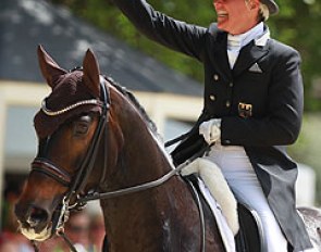 The ever smiling Uta Gräf is always popular with the crowds