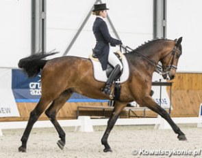 Ukrainian young rider Maria Gress on Belvedere