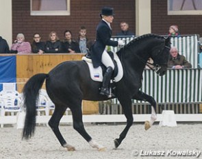 Elena Sidneva and Romeo Star at the 2014 CDI Zakrow :: Photo © Lukasz Kowalski