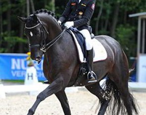 Semmieke Rothenberger riding her first shows at Junior Riders level with Geisha and making it straight onto the German A-team