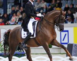 Sönke Rothenberger and Favourit at the 2015 CDI Aachen :: Photo © Barbara Schnell