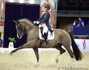 Charlotte Dujardin and Valegro at the 2015 CDI-W Amsterdam :: Photo © Anniek van Schaik