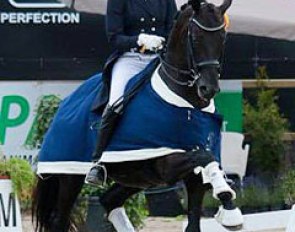 Canadian Dana Hazeleger-Hewett and Sancerre at the 2015 CDI Arnheim in The Netherlands