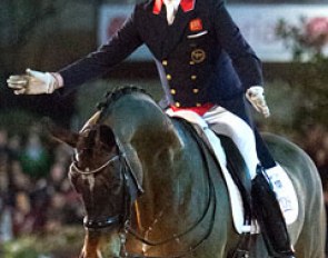 Carl Hester and Nip Tuck at the 2015 CDI Barcelona :: Photo © Top Iberian