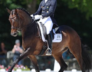 Patrik Kittel and Deja at the 2015 CDI Compiegne :: Photo © Astrid Appels