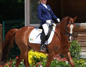 Robyn O'Neill and Belsasser at the 2015 CDI Compiegne :: Photo © Astrid Appels