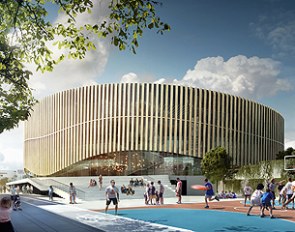 Animated version of the Royal Arena in Copenhagen