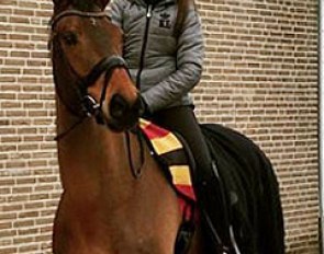 Alexandra Barbançon and her rising Grand Prix horse Bolero (by Johnson x Vincent)