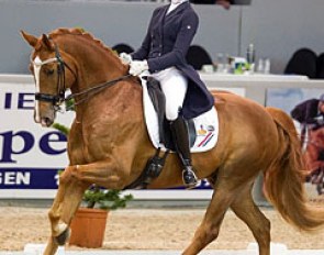 Febe van Zwambagt and FS Las Vegas at the 2015 CDI Drachten :: Photo © Digishots