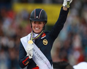 Charlotte Dujardin wins Grand Prix Special gold at the 2015 European Championships