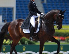 Emma Kanerva and Solina at the 2015 European Championships :: Photo © Astrid Appels
