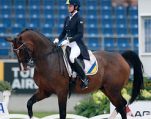 Alisa Kovanko and Stallone at the 2015 European Championships :: Photo © Astrid Appels