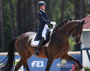Alexa Fairchild and Sunrise. Alexa competed in Vidauban at her ninth (!!), consecutive European Championships and placed seventh, her highest ranking ever. 