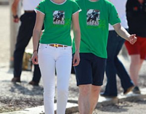 Semmieke's older sister, German Grand Prix rider Sanneke Rothenberger, and her boyfriend were there for support