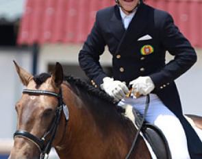 Manuel Vinagre on Almansor at the 2015 European Junior Riders Championships :: Photo © Astrid Appels