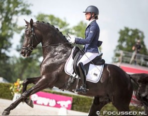 Adelinde Cornelissen on Governor (by Totilas x Jazz x Ulft) at the 2015 Pavo Cup Finals :: Photo © Anniek van Schaik