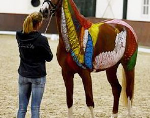 Chloe Casalis de Pury's demo horse