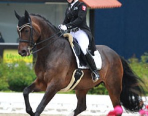 Kim Burschik and Powerfee at the "Future Champions" 2015 CDIO-PJYR in Hagen :: Photo © Astrid Appels