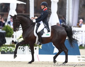 Ingrid Klimke and Dresden Mann at the 2015 CDIO Hagen in July :: Photo © Astrid Appels