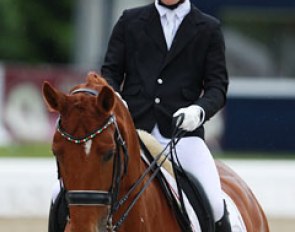 Hungarian Gergely Pachl on the Hanoverian mare Whispering Beauty (by Wolkentanz I x Wanderbusch II)