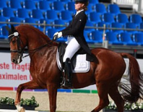 Dutch rider Romy Peijen on her Dutch warmblood Rex (by Jazz x Contango)