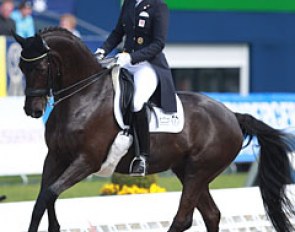 Nathalie zu Sayn-Wittgenstein convinced her highly sensitive mare Fabienne to put in a strong performance