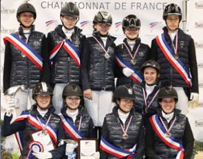 The winners of the 2015 French Youth Riders Championships in Le Mans