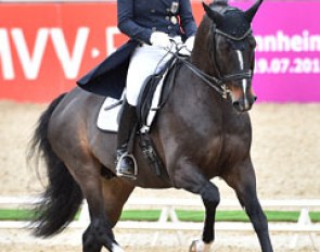 Jenny Lang and Loverboy at the 2015 CDI Mannheim :: Photo © Karl Heinz Frieler