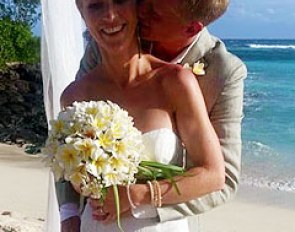 Isabel Bache and Bastian Freese got married in Mauritius