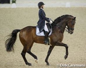 Julie de Deken and Kingsley Lucky Dance at the 2015 CDI Mechelen :: Photo © Dirk Caremans