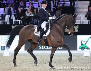 Jeroen Devroe and Eres DL at the 2015 CDI Mechelen :: Photo © Chris Coessens