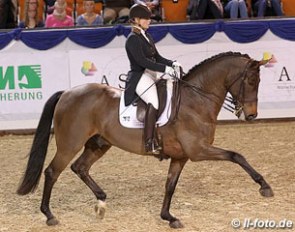 Isabell Werth and Don Johnson at the 2015 CDN Munster :: Photo © LL-foto