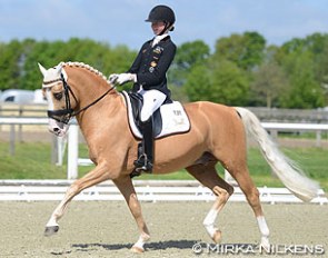 Semmieke Rothenberger and Deinhard B at the 2015 Preis der Besten :: Photo © Mirka Nilkens