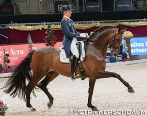 Hans Peter Minderhoud and Romanov at the 2015 CDI-W Salzburg :: Photo © Petra Kerschbaum