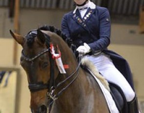 Elena Krattiger and Ramia Lox in a winning mood at the 2015 CDIO Saumur
