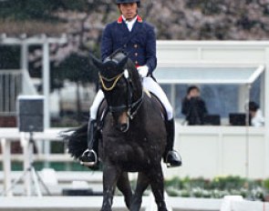 Shingo Hayashi and Ramses der II at the 2015 CDI Tokyo :: Photo © Japan Equestrian Federation
