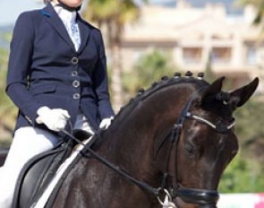 Carla de la Fuente and Kronprinz at the 2015 CDI Valencia :: Photo © Lily Forado