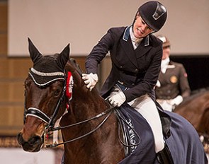 Emilie Nyrerod and Miata win the big tour at the 2015 CDI Vestfold :: Photo © Ada Vrolijk