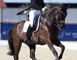 Anna Christina Abbelen and her 2014 European Junior Riders Champion mount Furst on Tour