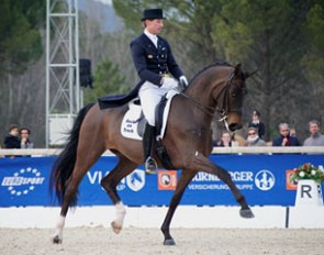 Patrik Kittel and Deja at the 2015 CDI Vidauban :: Photo © Rui Pedro Godinho