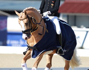 Semmieke Rothenberger and Deinhard B won the pony division at the 2015 CDIO Vidauban :: Photo © Astrid Appels